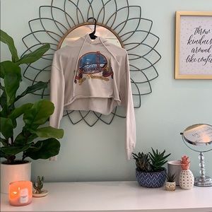 San Francisco California crop hoodie